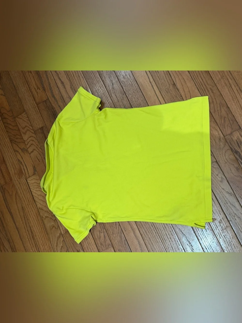 Ralph Lauren Neon Yellow Polo with Navy Pony - Picture 2 of 5